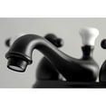 thumbnail image 3 of Kingston Brass KS3600PL Robinet de Lavabo 4 Po., Noir Mat, 3 of 3