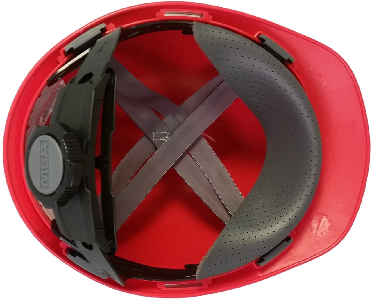 MSA V-Gard Full Brim Hard Hat With FasTrac III Suspension – Class E, Type I, Includes Tote Bag