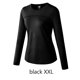 thumbnail image 5 of Qarigey Ropa interior térmica de invierno para mujer, capa base con cuello redondo, camisetas cálidas ajustadas de manga larga, ropa cómoda, Prendas para la parte del cuerpo Negro XXL Qarigey AP013660-10, 5 of 6