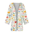 thumbnail image 5 of BangWanChi Summer Cardigans for Women Lightweight Womens Summer Fall Printed Cardigan Long Sleeve Loose Cover Up Casual Blouse Tops, 5 of 5