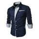thumbnail image 1 of Camisa blusa de Manga larga casual Slim Fit Odeerbi Otoño con bolsillo, 1 of 4