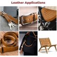 thumbnail image 5 of ELW Tobacco Latigo Leather 5-6 oz. 2-2.4mm Straps, Belts, Strips 4" 10.2cm Wide X 50" 1.27m Length Full Grain Leather Cowhide DIY Arts & Craft Projects, Clothing, Jewelry, Wrapping, 5 of 7