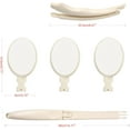 LFJ Lotion Applicator with Long Curved Handle for Back,Legs,Feet Self