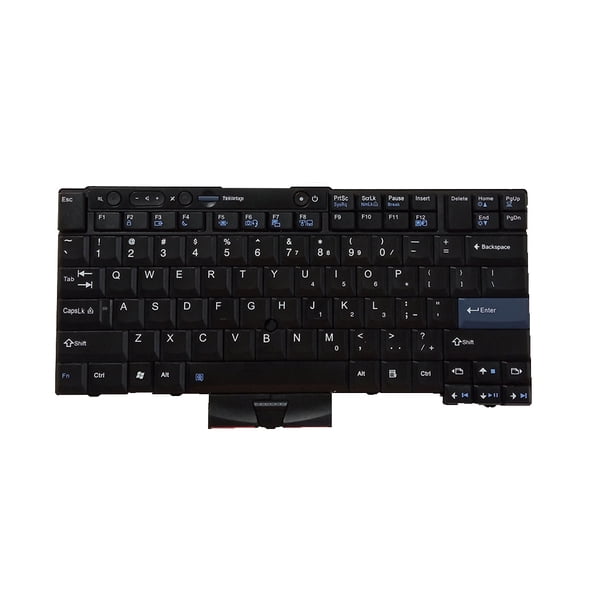 Injueey Teclado de computadora letras claras fuerte flexibilidad herramienta de entrada reemplazo de teclado para ThinkPad T410 T410i T410S Cuadernos de escritura y cuadernos de bocetos