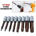 thumbnail image 4 of BUYISI 1pc 1/2 Inch Drive 12-point Socket Bit Wrench Head M5 M6 M8 M10 M16 Electric Wrench Socket Adapter Screwdriver Bit Hand Tool M12, 4 of 9