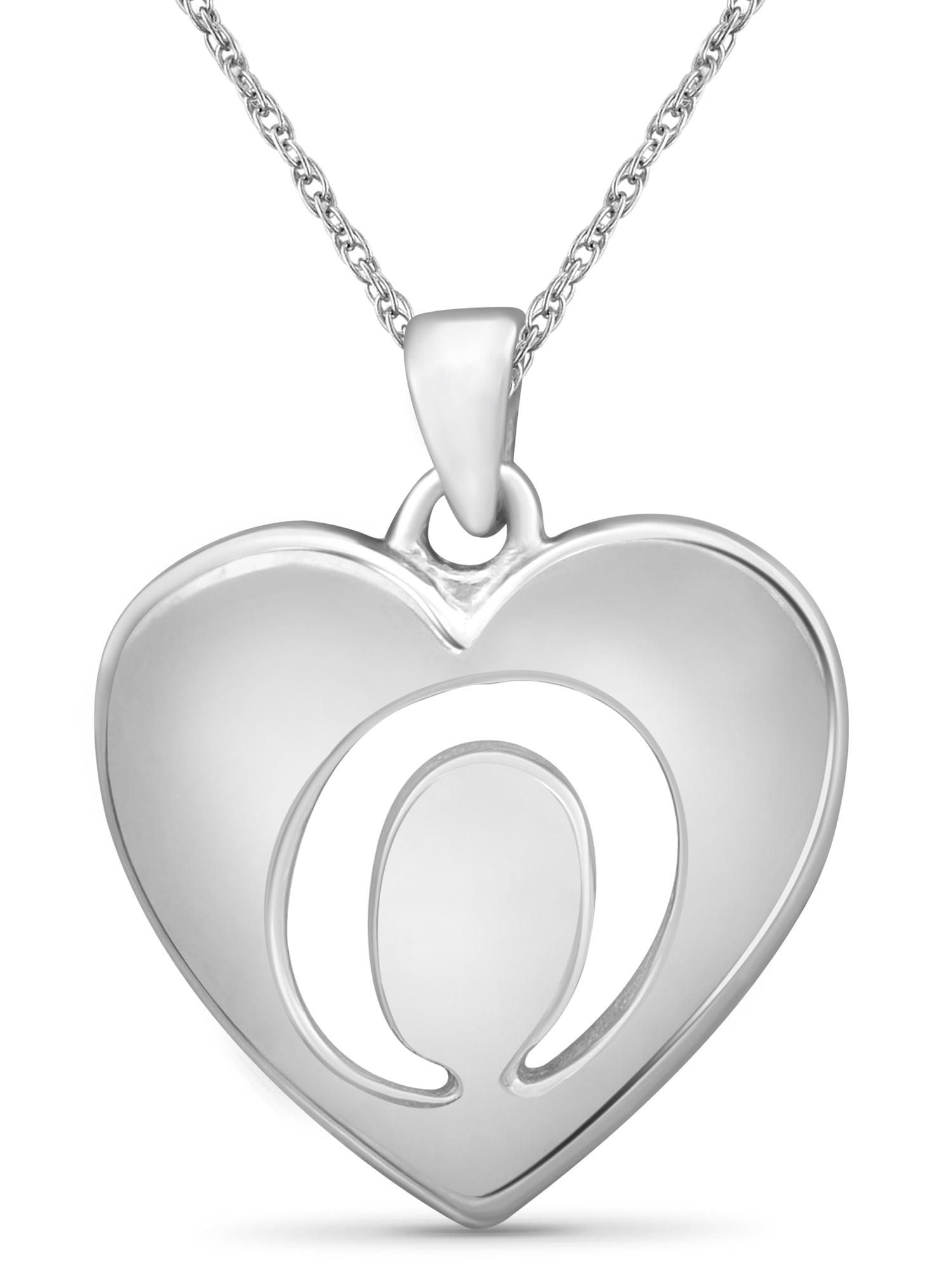 925 Sterling Silver Love Heart Filigree Pendant Sold alone: chain not included So Chic Jewels
