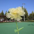thumbnail image 1 of 1 pieza de 60 cm de flor grande, flor de peonía, camino de boda, diseño de evento al aire libre, escaparate, accesorios de tiro, pétalos de malla de lámina dorada, 1 of 2