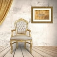 thumbnail image 3 of Wilson, Emily 32x23 Gold Ornate Wood Framed with Double Matting Museum Art Print Titled - Italy-Basilicata-Province of Matera-Matera Sign on a wall pointing to a cinema-movie theater, 3 of 4