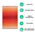 thumbnail image 5 of Lush Ambience Inc. Lush Ambience Murat Indoor Outdoor Plastic Area Rugs- Rectangular 4' X 6' - Orange, 5 of 9