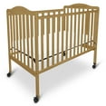 thumbnail image 5 of Fizzy Baby 2-in-1 Wooden Crib Convertible Crib to Toddler Bed with 3 Level Mattress Board, Natural, 5 of 6