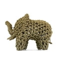 thumbnail image 3 of 12" Hand Woven Seagrass Elephant Statue Sculpture Figurine Home Decor Decorative Handmade Handcrafted Gift Art Decoration Artwork, 3 of 9