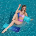 thumbnail image 4 of Hamaca flotante inflable del agua de la silla para dormir del agua para la piscina al aire libre, 4 of 4
