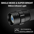 940nm IR Flashlight for Night Vision, Infrared Light LED IR Illuminator
