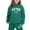 C-Dark Green, variant on ChaoLingNeng Girls Fall Outfits Size 6 Cute Print Round Neck Long Sleeve Warm Hooded Sweatshirt and Jogger Sweatpants Clothing Fashionable Fall Toddlers Girls Clothing,3-4 Years