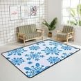 thumbnail image 4 of GZHJMY Soft Foam Nursery Area Rugs Snowflakes Happy New Year Christmas Non Slip Play Mats for Kids Boys Girls Playing Room Living Room72x48 inch Carpet Runner, 4 of 6