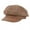 Khaki, variant on Fashion Retro Lace Stitching Octagonal Cap Autumn Women PU Berets Hat Female Thick Warm Winter Hats Newsboy Hat ,Classic Design