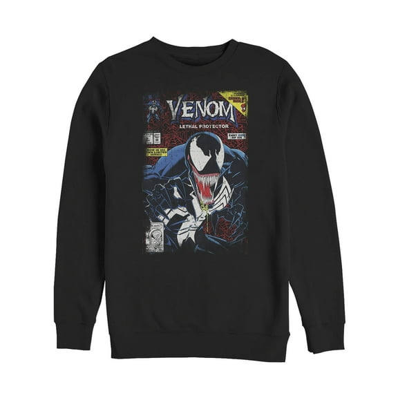 Men's Marvel Venom Lethal Protector Sweatshirt Black 2X Large
