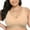 Beige, variant on Women's Everday Bra Plus Size Full Cup Non-padded Wireless Comfort Bralette 38D