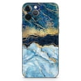 thumbnail image 2 of DesignSkinz Foiled Marble Agate Full-Body Skin Decal Wrap Cover for iPhone 13, 2 of 9
