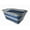 Grey/Mist Blue, variant on SAMMART 42L (11 Galloons) Collapsible Plastic Laundry Basket - Foldable Pop Up Storage Container/Organizer - Portable Washing Tub - Space Saving Hamper/Basket