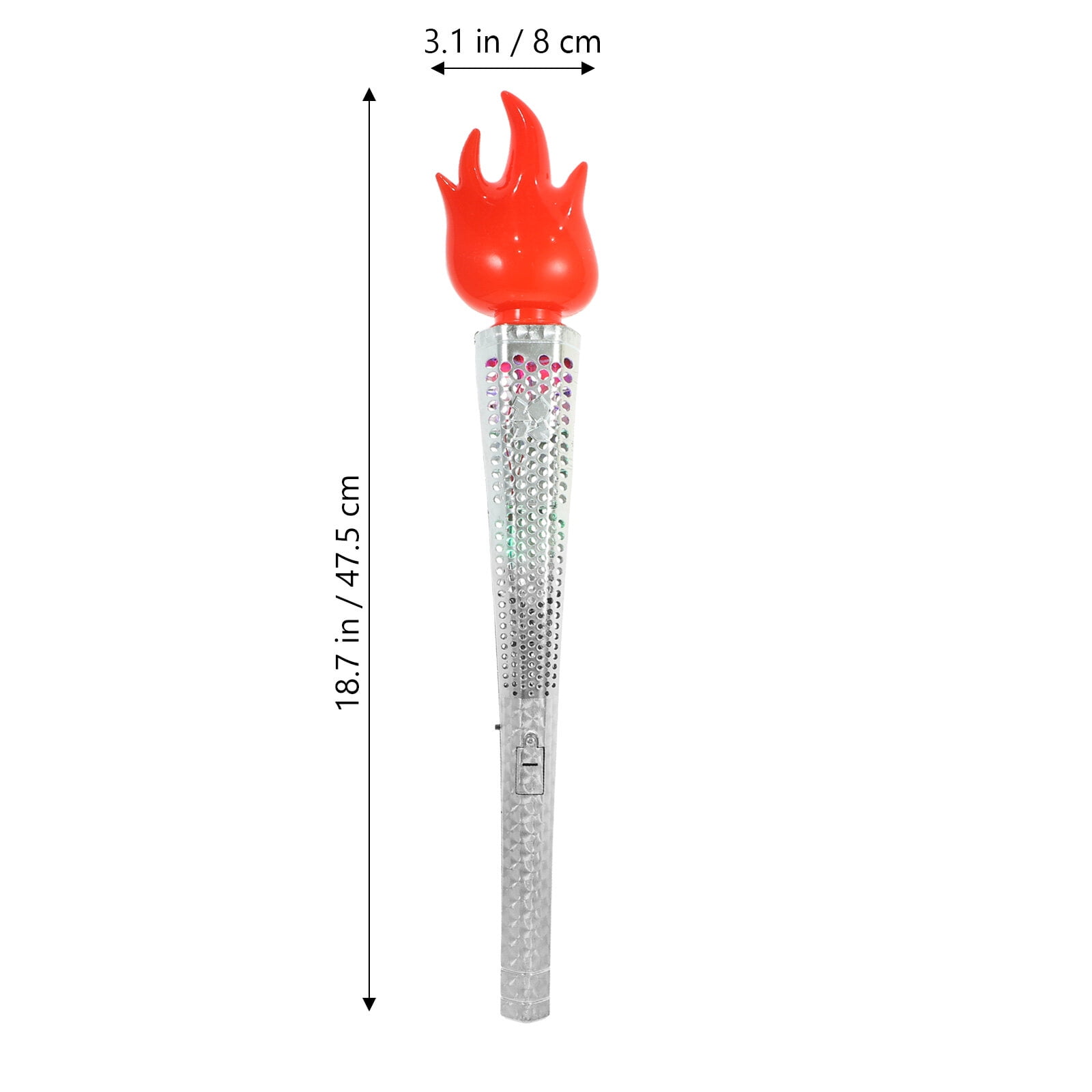 Plastic Torch Toy Performance Torch Plaything Torch Toy Flame Ornaments