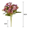 thumbnail image 3 of OUSITAID Artificial Aquatic Hydrangeas Flowers Imitation Decorative Flower for Wedding Centerpieces Decoration, 3 of 3