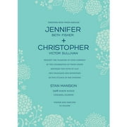 Simply Floral Standard Wedding Invitation