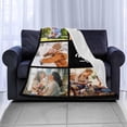 thumbnail image 5 of Custom Blanket with Photos Personalized Text Blankets for Adult Customized for Dad Mom Soft Fleece Throw Blanket Mother's Day Anniversary Valentine 10 Photos Blankets, 5 of 5
