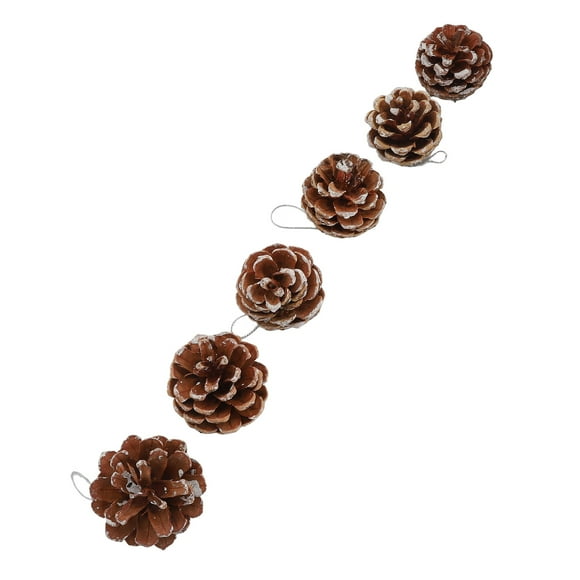 Pine Cones Fall Decoration, 48pcs Christmas Tree Pine Cone Ornaments DIY Crafts for Household