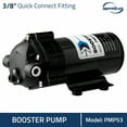 thumbnail image 3 of iSpring PMP53 Booster Pump for RCS5T Reverse Osmosis System, Replacement Pump for iSpring RCS5T, Upgraded Version of PMP500 with the Pre-wired Quick-Connection, 3 of 3