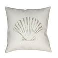 thumbnail image 2 of Surya  Shells II Square Throw Pillow - Brown & Green - 18 x 18 x 4 in., 2 of 2
