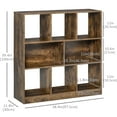thumbnail image 3 of HOMCOM Storage Shelf 3-Tier Bookcase Display Rack, Home Office Living Room, 3 of 10