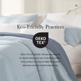 thumbnail image 3 of 1-Piece Full/Queen Reversible Tencel Comforter Blanket,Blue, 3 of 4