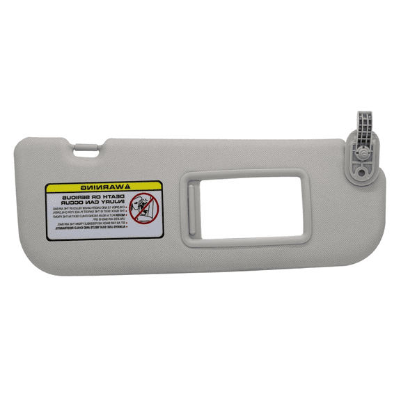 Right Passenger Side Sun Visor For Hyundai Elantra 2011 2012 2013 2014 2015 With Vanity Mirror Replacement OEM 852103X000TX-gray