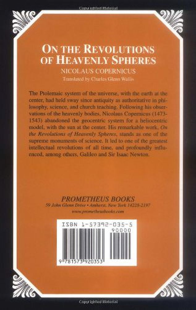 On the Revolutions of Heavenly Spheres (Great Minds Series