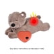 thumbnail image 3 of [Osito (incluido El Latido Del Corazón)] [Embalaje Al Vacío] Juguete Peluche para Mordedura Perro Compañero Antiansiedad Latido Del Corazón Perro Oso Oveja Hipopótamo para Latidos Del Corazón (oso), 3 of 7