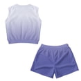 thumbnail image 2 of chaqlin Girl's 2-Piece Matching Set Sleeveless Tank Top and Soft Athletic Shorts with Pockets Summer Sport Athletic Outfits Toddler to Big Kid (5-14Y), 2 of 7