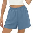 thumbnail image 2 of Sentmoon Womens Bermuda Shorts High Waist Beach Shorts Stretchy Solid Color Regular Fit Flowy Shorts with Pockets Trendy for Work and Weekend Vacation Essentials for Women S-2XL, 2 of 8