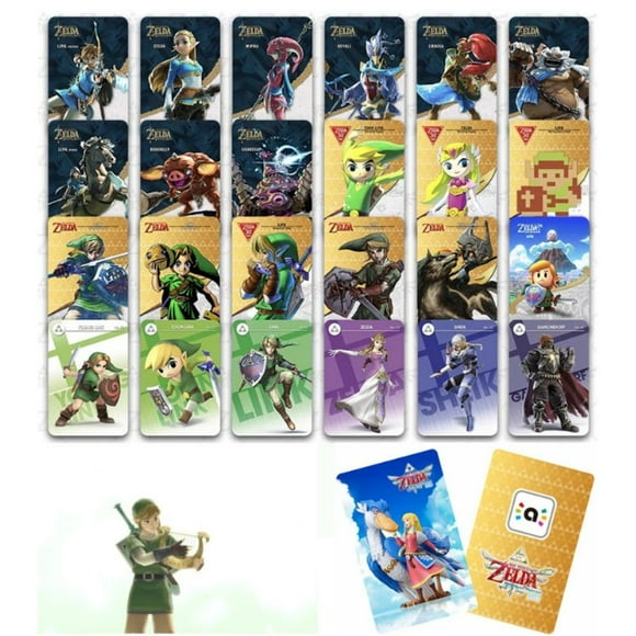 Carte de Collection amiibo de la légende de Zelda, 25 pièces, ensemble de jeu, carte de Collection