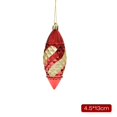 thumbnail image 3 of 12/15/20cm Christmas Decorations Color Gourd Hanging Home Decor 2023 New Year Craft Pendant Christmas Tree Water Drop Pendant, 3 of 5