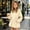 Beige 1, variant on LOINRODI Girls Zip Up Cinched Waist Hooded Jacket Loose Long Sleeve Solid Color Pocket Casual Kids Outerwear Light Blue 7-8 Years
