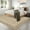 Linen, variant on Senfot Modern Area Rug 4x6 Washable Low Pile Non-Slip Solid Carpet with Border for Bedroom Living Room Office Linen