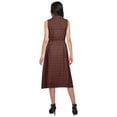 thumbnail image 4 of Moomaya Womens Sleeveless Lapel Collar Dress With Pockets Printed Summer Wear, 4 of 5
