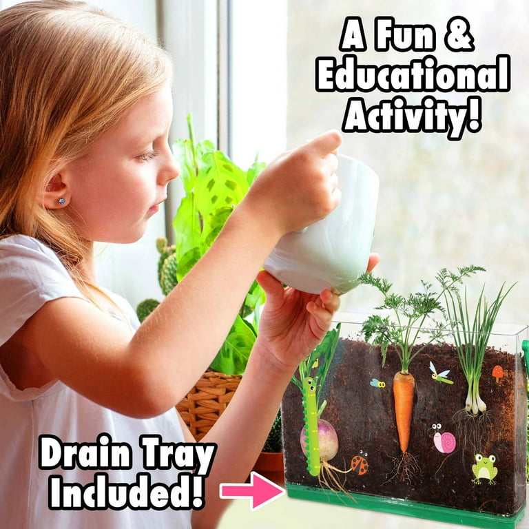 Be Amazing Toys Kids Indoor Garden Kit - Plant & Decorate Your Own