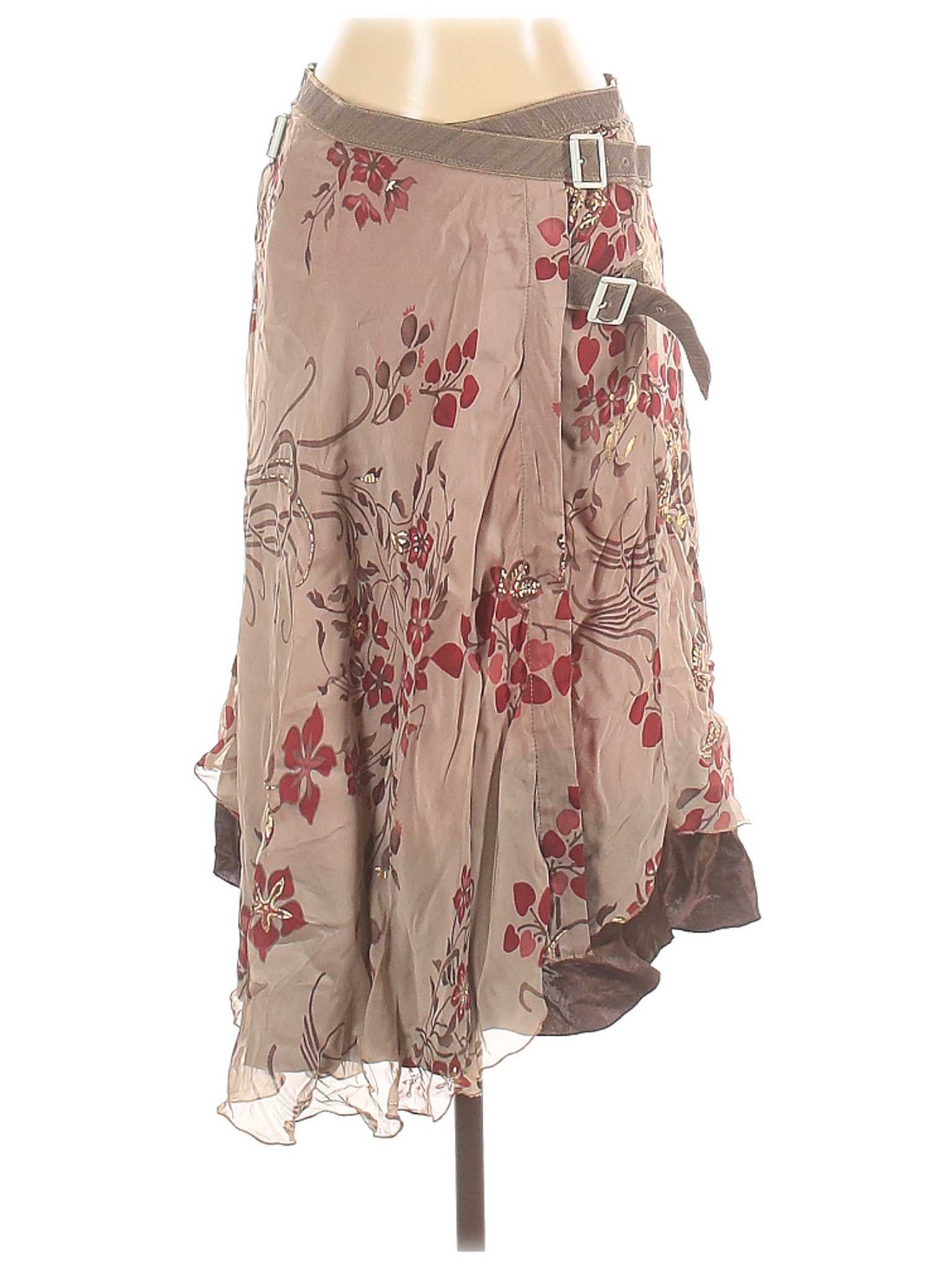 Hugo Boss PreOwned BOSS by HUGO BOSS Women's Size 4 Tall Silk Skirt