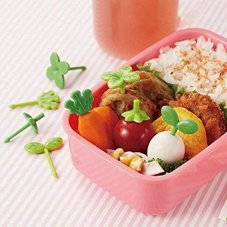 Torune Food Pick, Leaves Shape-Bento Box, Mini, Lunch Box Accessories-Child-  MULTICOLORED 
