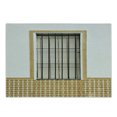 thumbnail image 1 of Country Cutting Board, Image of Modern Spanish Window and Shutters with Mosaic Patterns Urban City Life, Decorative Tempered Glass Cutting and Serving Board, Small Size, Brown White, by Ambesonne, 1 of 1