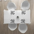 thumbnail image 3 of Ambesonne Saying Place Mats Set of 4, Coffee in Morning, Standard Size, Black and White, 3 of 4