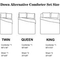 Shatex Fluffy Comforter 3 Pieces All Season Bedding Comforter Set Queen Size Ultra Soft 100
