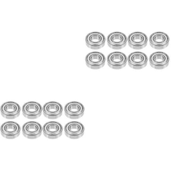 MLINS 8 pcs Wheelchair Bearing Steel Bearings Front Wheel Bearings Walker Fork Stem Bearings for Replace